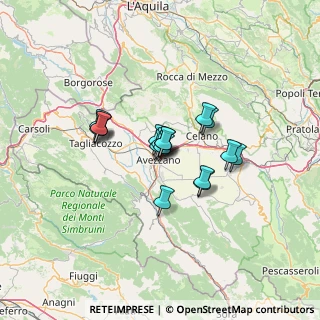 Mappa 67051 Avezzano AQ, Italia (9.23294)