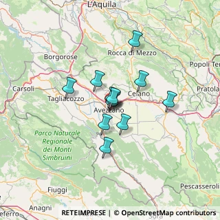 Mappa 67051 Avezzano AQ, Italia (9.10667)