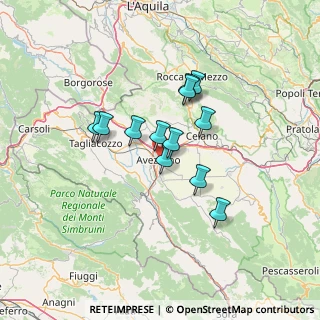 Mappa 67051 Avezzano AQ, Italia (10.67667)