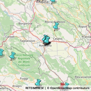 Mappa Via Monte Zebio, 67051 Avezzano AQ, Italia (20.9095)