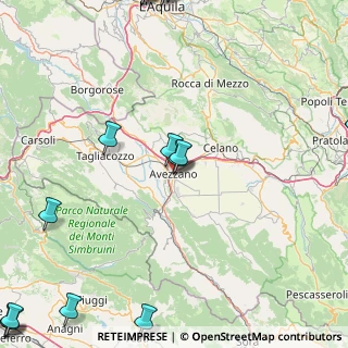 Mappa Via Monte Zebio, 67051 Avezzano AQ, Italia (31.611)