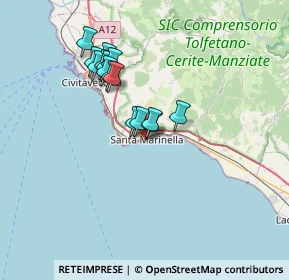 Mappa Viale della Repubblica, 00058 Santa Marinella RM, Italia (6.07267)