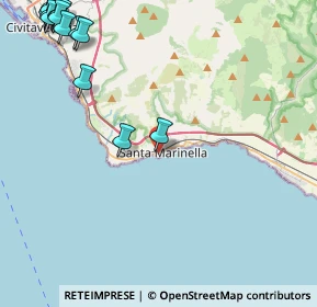 Mappa Viale della Repubblica, 00058 Santa Marinella RM, Italia (7.11125)