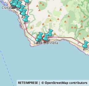 Mappa Viale della Repubblica, 00058 Santa Marinella RM, Italia (6.11647)