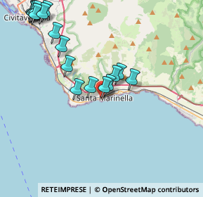 Mappa Viale della Repubblica, 00058 Santa Marinella RM, Italia (4.90611)