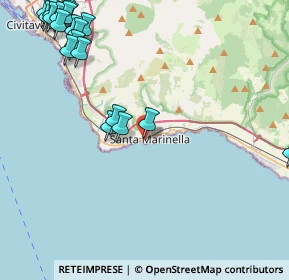 Mappa Via Giovanni Artieri, 00058 Santa Marinella RM, Italia (6.2025)