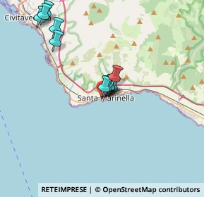 Mappa Via Giovanni Artieri, 00058 Santa Marinella RM, Italia (3.39091)