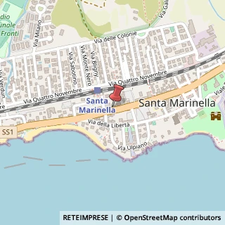 Mappa Via Aurelia, 335, 00058 Santa Marinella, Roma (Lazio)