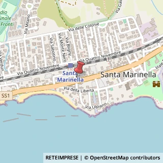 Mappa Via Aurelia, 349, 00058 Santa Marinella, Roma (Lazio)