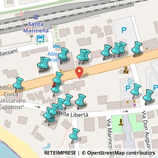 Mappa Via Giovanni Artieri, 00058 Santa Marinella RM, Italia (0.08148)