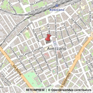 Mappa Via Trento, 4, 67051 Avezzano, L'Aquila (Abruzzo)