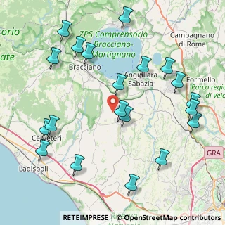 Mappa Via Casale di Spanora, 00061 Anguillara Sabazia RM, Italia (10.3775)
