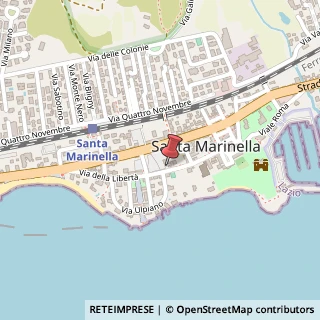 Mappa Via della Libertà, 34, 00058 Santa Marinella, Roma (Lazio)