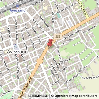 Mappa Via XX Settembre, 236B, 67051 Avezzano, L'Aquila (Abruzzo)