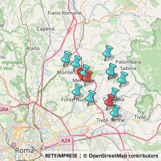 Mappa Piazza Giuseppe Garibaldi, 00013 Mentana RM, Italia (5.97923)