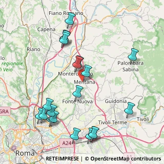 Mappa Piazza Giuseppe Garibaldi, 00013 Mentana RM, Italia (10.072)