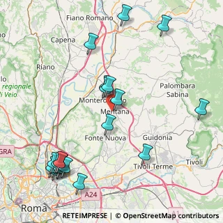 Mappa Piazza Giuseppe Garibaldi, 00013 Mentana RM, Italia (10.8175)