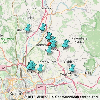 Mappa Piazza Giuseppe Garibaldi, 00013 Mentana RM, Italia (6.55643)