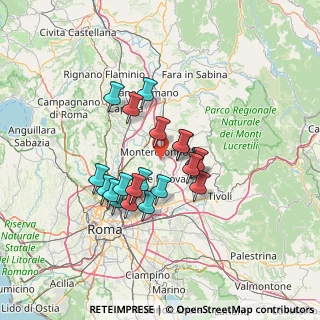 Mappa Piazza Giuseppe Garibaldi, 00013 Mentana RM, Italia (11.61)