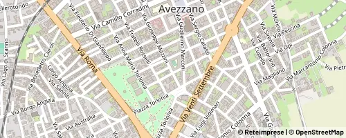 Mappa Avezzano
