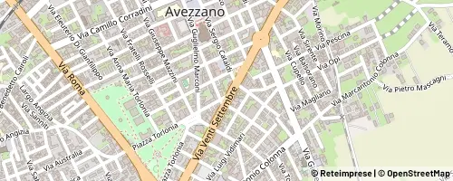 Mappa Avezzano