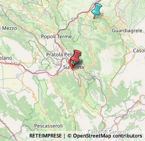 Mappa Via Collacina, 67039 Sulmona AQ, Italia (36.97083)