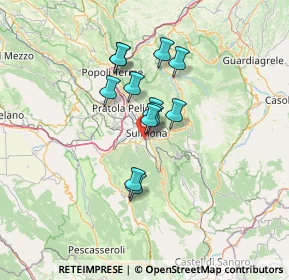 Mappa Via Collacina, 67039 Sulmona AQ, Italia (10.4375)