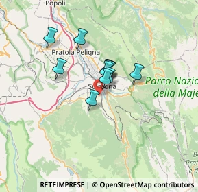 Mappa Via Collacina, 67039 Sulmona AQ, Italia (4.45909)