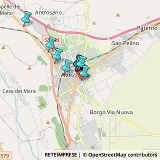 Mappa Via Vezziano, 67051 Avezzano AQ, Italia (1.09917)