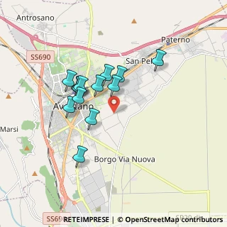 Mappa Via Sant'Andrea, 67051 Avezzano AQ, Italia (1.56538)
