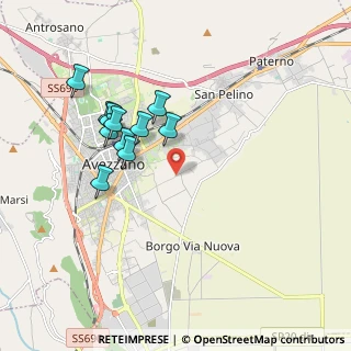 Mappa Via Sant'Andrea, 67051 Avezzano AQ, Italia (1.80545)