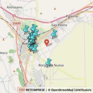 Mappa Via Sant'Andrea, 67051 Avezzano AQ, Italia (1.669)