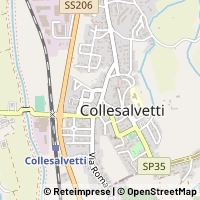 Mapa Collesalvetti