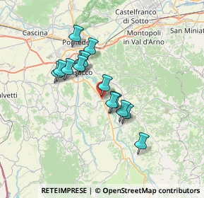 Mappa Piazza S. Bartolomeo, 56033 Capannoli PI, Italia (5.68214)