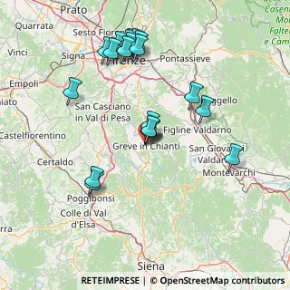 Mappa Via San Francesco, 50022 Greve in Chianti FI, Italia (16.1165)