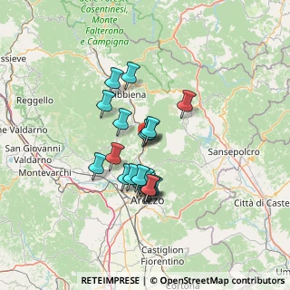 Mappa Via A. Kuliscioff, 52010 Subbiano AR, Italia (11.0215)
