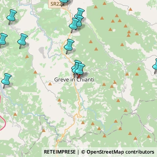 Mappa Via Conte Bino Sanminiatelli, 50022 Greve in Chianti FI, Italia (6.02333)