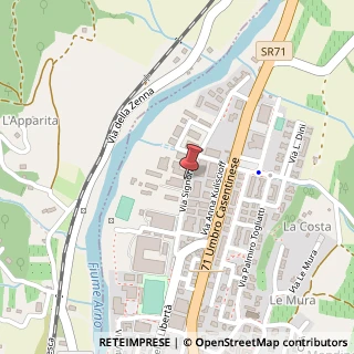 Mappa Via Signorini, 37, 52010 Subbiano, Arezzo (Toscana)