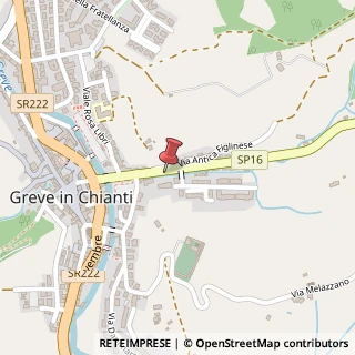 Mappa Viale Giuliano Vanghetti, 26, 50022 Greve in Chianti, Firenze (Toscana)