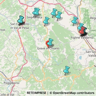 Mappa Via delle Capanne, 50022 Greve in Chianti FI, Italia (11.8135)