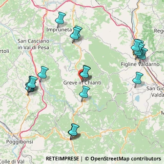 Mappa Via delle Capanne, 50022 Greve in Chianti FI, Italia (10.2205)