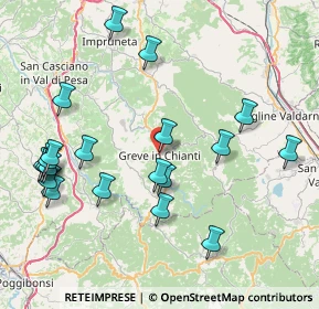 Mappa Via delle Capanne, 50022 Greve in Chianti FI, Italia (9.354)