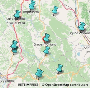 Mappa Via delle Capanne, 50022 Greve in Chianti FI, Italia (10.7995)