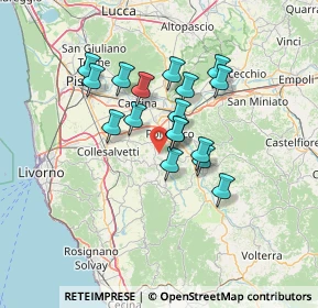 Mappa , 56035 Casciana Terme Lari PI, Italia (10.88412)