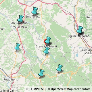 Mappa Via Roma, 50022 Greve in Chianti FI, Italia (10.387)
