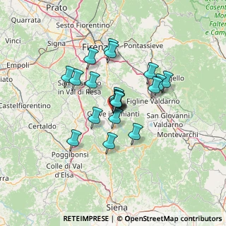 Mappa Via Roma, 50022 Greve in Chianti FI, Italia (10.2595)