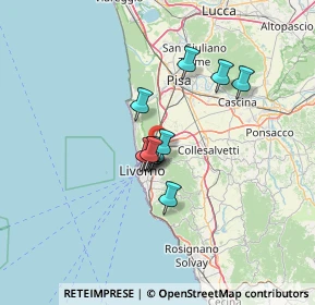Mappa Località Stagno 7 Via A. Costa, 57014 Collesalvetti LI, Italia (8.87091)
