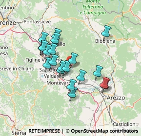 Mappa P.za Sandro Pertini, 52024 Loro Ciuffenna AR, Italia (11.87)