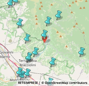 Mappa P.za Sandro Pertini, 52024 Loro Ciuffenna AR, Italia (5.85)