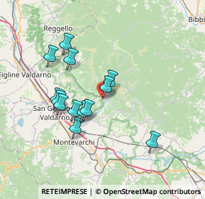 Mappa P.za Sandro Pertini, 52024 Loro Ciuffenna AR, Italia (6.57769)